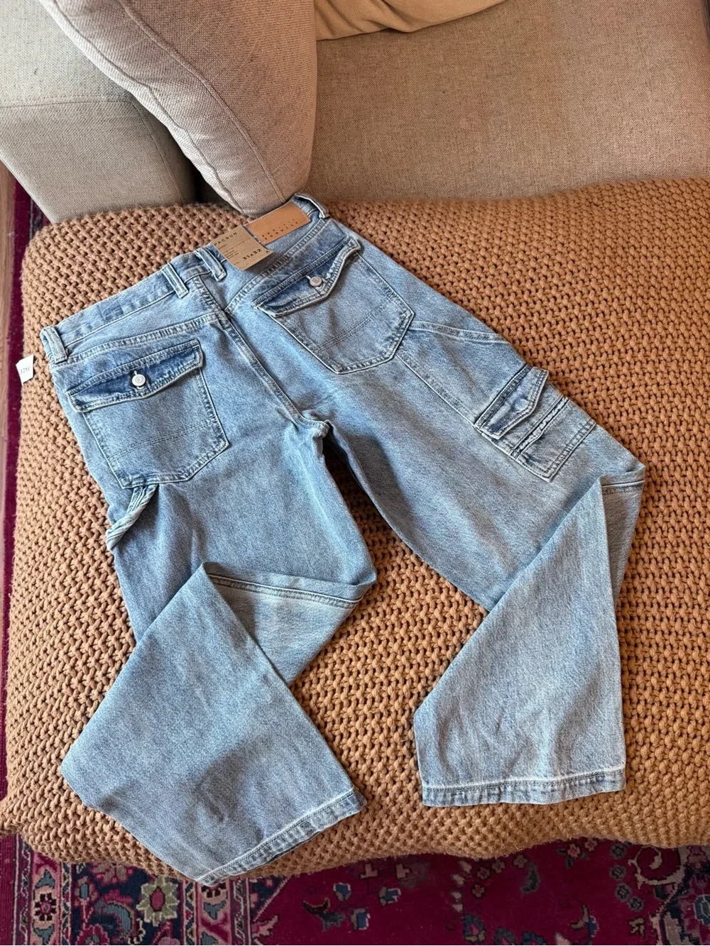 PacSun Baggy Jeans 31x32 Light Wash Wide Leg Denim NWT Streetwear